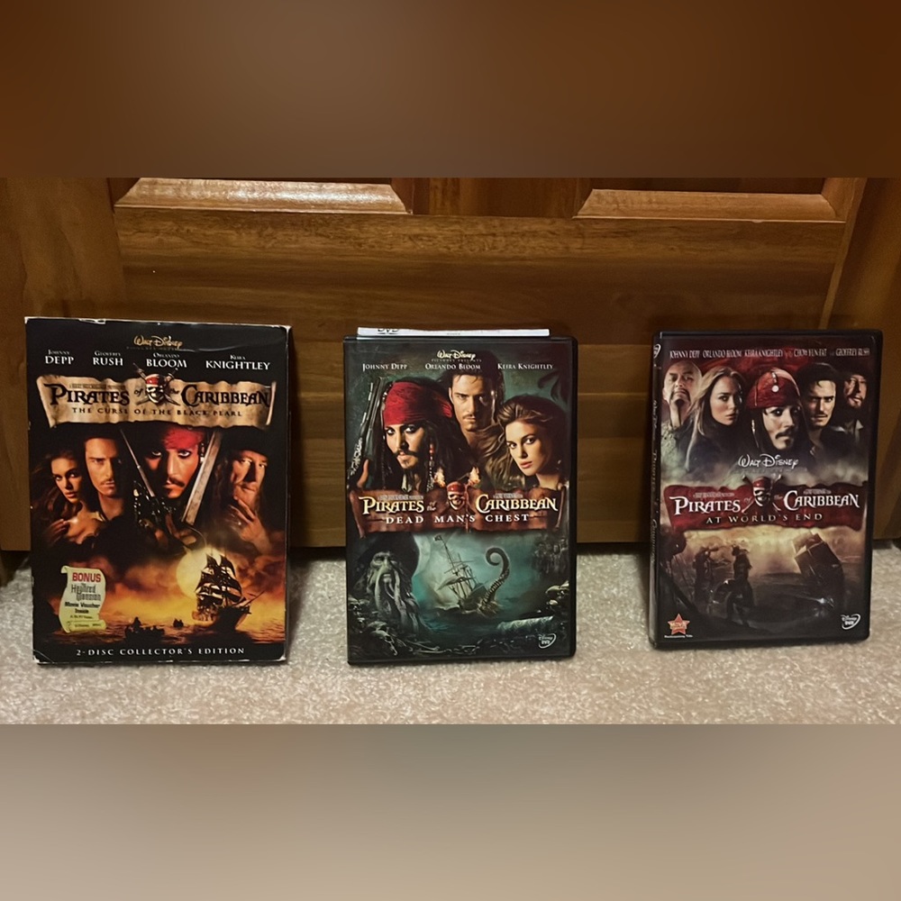 Pirates of the Caribbean DVD’s